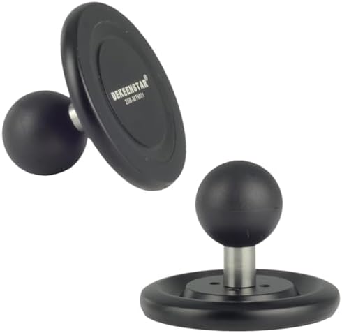 Magnetic Phone Holder with B Size 1-Inch Ball for Mag Safe i Phone 16/15/14/13/12 – Premium RAM Mount Compatible Car Accessory for Hands-Free Navigation and Communication – Enhanced Stability and Style for Your Vehicle