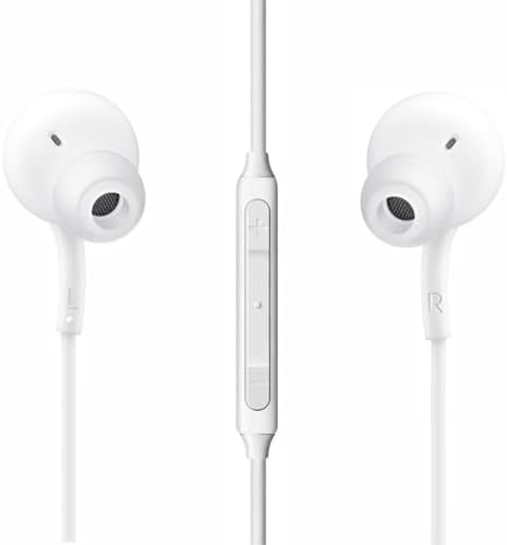Elevate Your Sound Experience: 2024 Premium In-Ear Type-C Earbuds for Samsung Galaxy S24, S23, S22, S21, S20, Note 10 – High-Fidelity Stereo Headphones with Enhanced Bass, Integrated Microphone, and Easy Volume Control – Sleek Black Design for Comfortable All-Day Listening