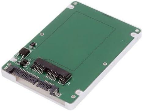Upgrade Your Laptop Storage with Chen Yang m SATA Mini SATA SSD to IDE 44 Pin External Hard Disk Enclosure – High-Speed Data Transfer, Tool-Free Setup, and Enhanced Compatibility for 2.5-Inch Drives in Stylish White Finish