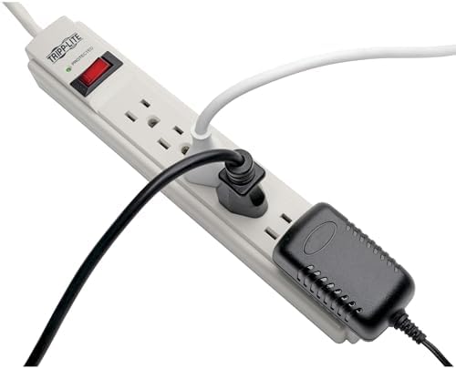 Tripp Lite 6-Outlet Surge Protector Power Strip with 6 ft Cord – 900 Joules of Protection for Home Office & Entertainment Systems, Versatile Connectivity, and Enhanced Safety Features