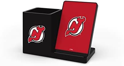 SOAR NHL Wireless Charging Station and Desk Organizer – Premium Qi Fast Charger with Team Logo for Sports Fans, Sleek Accessory Holder for a Tidy Workspace, Perfect for Phones and Essentials