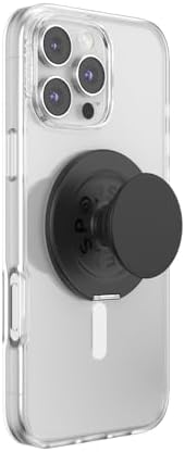 Mag Safe Pop Grip and Stand – Premium Magnetic Phone Accessory for i Phone – Customizable and Swappable Design for Optimal Grip and Hands-Free Convenience – Compatible with Wireless Charging, Elegant Black Finish for Enhanced Mobile Experience