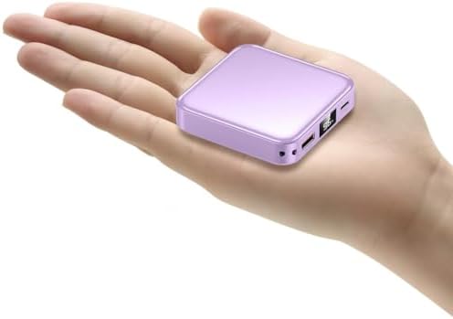 Compact 10000 m Ah Fast Charge Power Bank – Portable Mini USB C Charger with Smart LED Display for i Phone, Samsung, i Pad, and Tablets – Reliable External Battery for On-the-Go Charging