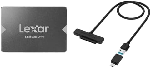 Transform Your Computing with the Lexar 480 GB NQ100 SATA III SSD – Unleash Blazing 550 MB/s Read Speeds for Superior Performance and Unmatched Reliability in a 2.5-Inch Form Factor – Ideal for Gamers and Professionals Seeking Lightning-Fast Data Solutions