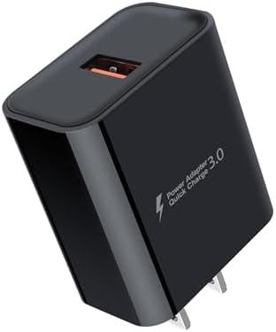 Rapid Charge USB Wall Charger – Quick Charge 3.0 Compact Power Block for i Phone & Samsung Galaxy – High-Speed Charging for Android Devices – Travel-Friendly Design with Safety Features – Universal Compatibility for LG, Moto & More