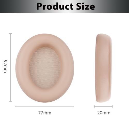 Elevate Your Beats Studio Pro Wireless Headphones with Premium Cooling Gel Replacement Earpads – Soft Protein Leather & Adaptive High-Density Memory Foam for Unmatched Comfort and Sound Isolation – Innovative Design in Sleek Black for Extended Wear Performance