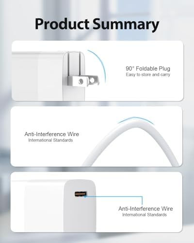 20 W Rapid Charge Adapter for Air Pods Pro, Max & All Generations – 6.6 Ft Durable Charging Cable Included for Enhanced Compatibility and Portability – Ultimate Power Solution for On-the-Go Audio Enthusiasts