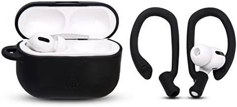 Patented WC Hook Z – Upgraded Over-Ear Hooks for Air Pods Pro 1, 2 & Air Pods 1, 2, 3 | Secure Fit Earbud Accessories with Unique Left & Right Design | Two Size Pairs Included | Winter White | Premium Quality by Wicked Cushions for Maximum Comfort and Stability