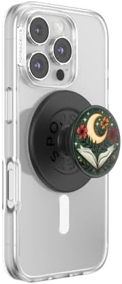 Mag Safe-Compatible Pop Socket Phone Grip & Stand – “Curled Up with a Good Book” – Secure Magnetic Hold for Hands-Free Viewing, Effortless Wireless Charging, Lightweight Portable Design, Ideal for Streaming & Reading