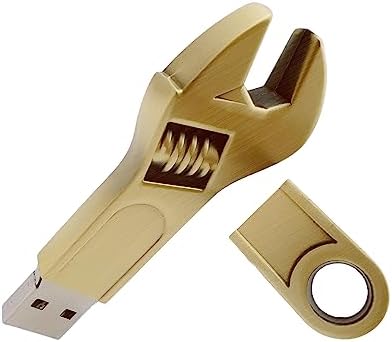 Sleek 128 GB Metal Wrench USB Flash Drive – High-Speed, Stylish Pendrive for All Devices, Ultimate Data Storage Solution