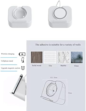 Phone Wall Mount for Magsafe Charger Compatible with Phone Holder Fit for iPhone 12/12 Pro/13 Pro Max Magsafe Accessories (Charger Not Included) (Black) – Enhanced Compatibility and Speed