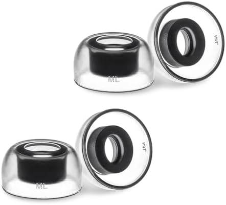 Upgrade Your Bose Audio with AZLA Sedna Earfit Crystal Replacement Tips – Enhanced Comfort & Noise Isolation for Quiet Comfort Ultra and QC II Earbuds – Premium Silicone for Unmatched Sound Clarity and Fit