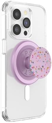 Eco-Conscious Pop Socket Phone Grip with Expanding Kickstand – Versatile Adhesive Holder for Enhanced Stability, Mag-Safe Compatible for Effortless Wireless Charging and Hands-Free Media Viewing