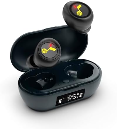 Utah Jazz SOAR NBA True Wireless Earbuds v.7 – Premium Bluetooth 5.0 Sports Earbuds for Unmatched Audio Experience, Ergonomic Comfort, Extended Battery Life & Dynamic Team Spirit