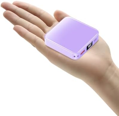 Ultra-Compact 10000 m Ah Fast Charge Mini Power Bank with Smart LED Display – Portable USB C Charger for i Phone, i Pad, Samsung & Android Devices – Optimal Power Solution for On-the-Go Charging