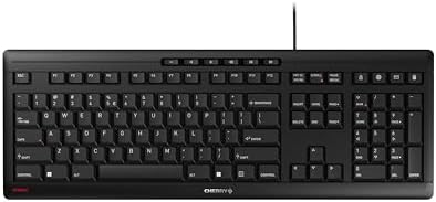 CHERRY Stream TKL Wired USB Keyboard – Compact Silent Keystroke Design for Enhanced Office Productivity and Ergonomic Comfort – Ideal for Professionals and Minimalist Workspaces
