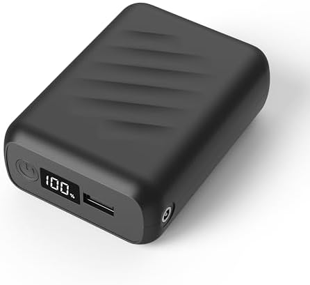 High-Capacity 20000 m Ah 7.4 V Heated Vest Battery Pack with LED Display and Dual DC Adapter Compatibility for ORORO & Venustas – Ultimate Power Solution for Heated Clothing, Ideal for Travel and Outdoor Use, Safe and Reliable Performance