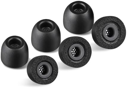 Transform Your Listening Experience with AZLA Foamax Memory Foam Earbud Tips – Premium Noise-Canceling Accessories for Sony, Beats, Samsung, and Skullcandy – Available in M/ML/L Sizes for Optimal Fit and Superior Sound Isolation