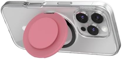 Mag Safe Pop Grip and Stand – Premium Magnetic Phone Accessory for i Phone – Customizable and Swappable Design for Optimal Grip and Hands-Free Convenience – Compatible with Wireless Charging, Elegant Black Finish for Enhanced Mobile Experience