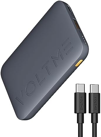 VOLTME Ultra-Slim 10,000 m Ah Portable Charger – High-Speed 22.5 W Dual Output Power Bank for i Phone 14/13/12/11 & Samsung – Lightweight, Durable Battery Pack for Travel & Daily Use – Fast Charging Technology for Seamless Connectivity