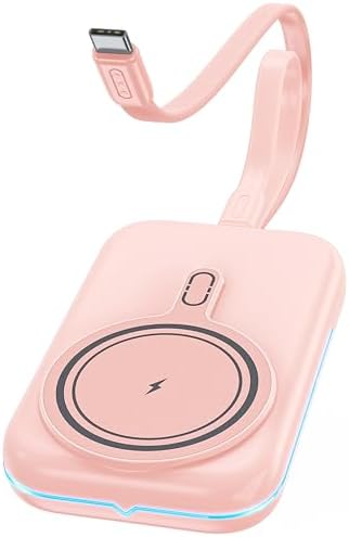 HUOTO 10000 m Ah Magnetic Power Bank – Ultimate Fast Charging Solution for i Phone 12-16 Pro Max | Wireless Battery Pack for Hassle-Free Travel & Everyday Use | Sleek, Compact Design with Enhanced Mag Safe Compatibility