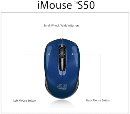 Experience Unmatched Precision with the i Mouse S50 Wireless Mini Mouse – 2.4 GHz RF Technology, 1200 DPI Sensor for Effortless Navigation, Compact & Portable Design with Energy-Saving Auto Sleep Mode (Red) – Perfect for Professionals & Students on the Move
