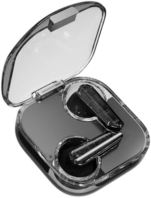 Advanced Green Bluetooth 5.3 In-Ear Earbuds with Noise Cancelling Mic – Ultimate Comfort & Clarity for Workouts and Calls, Stylish Transparent Cover, Long Battery Life, Ergonomic Fit for Enhanced Performance