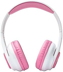 Magical Disney Princess Wireless Bluetooth Headphones for Kids – Comfortable On-Ear Earphones with Built-in Microphone and EZ Link+ Technology for Interactive Learning, Travel, and Play – Safe Volume Limit and Durable Design for Young Music Lovers