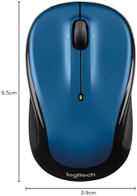 Vibrant Twinkle Teal Logitech Doodle Collection M325 c Wireless Optical Mouse – Ergonomic Design for Ultimate Comfort, 5 Customizable Buttons, Long Battery Life & Reliable 2.4 GHz Connectivity for Enhanced Productivity and Style in Your Workspace
