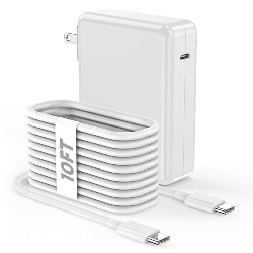 Supercharge Your Productivity with the 10 FT High-Power Mac Book Pro Fast Charger – 140 W/118 W/96 W USB-C Adapter for 2019-2024 Models, M1/M2/M3 Compatible – Ultimate Durability and Speed for Home, Office, and On-the-Go Use