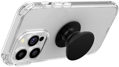 Mag Safe Pop Grip and Stand – Premium Magnetic Phone Accessory for i Phone – Customizable and Swappable Design for Optimal Grip and Hands-Free Convenience – Compatible with Wireless Charging, Elegant Black Finish for Enhanced Mobile Experience