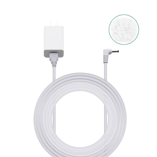High-Performance 13 FT Power Adapter for Ring Stick Up Cam & Pan Tilt Cameras – Premium DC Barrel Charger for Uninterrupted Surveillance and Flexibility in Installation
