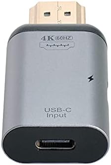 xiwai 100 W USB-C to HDMI Adapter Cable – 10 Gbps Data Transfer & 4 K@60 Hz Output for Laptops and Phones – Fast Charging Power Delivery & Enhanced Compatibility for Ultimate Streaming Experience