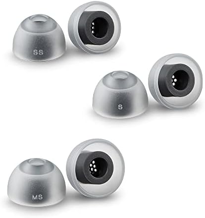 AZLA Sedna Earfit MAX ASMR Standard Earbud Tips – Premium Silicone Noise-Canceling Replacement Tips for Wireless Headphones – Enhanced Comfort & Sound Isolation for Sony, Beats, JLab, Samsung, Sennheiser, Skullcandy – Available in M, ML, L Sizes