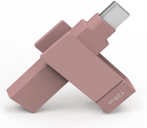 Elevate Your Data Management with the 128 GB Morandi Pink Apple MFi Certified i Xflash Flash Drive – Dual USB Type A & C for Effortless i Phone and i Pad Photo Backup, Fast Transfers, and Stylish Portability
