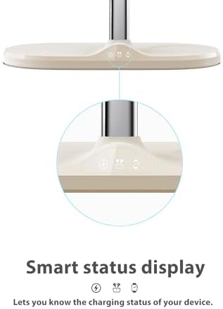 Ultimate 3-in-1 Mag Safe Wireless Charging Station for Apple Devices – Fast, Space-Saving Charger for i Phone 12-16, Apple Watch, and Air Pods – Enhanced Compatibility and Sleek Design for Organized Spaces