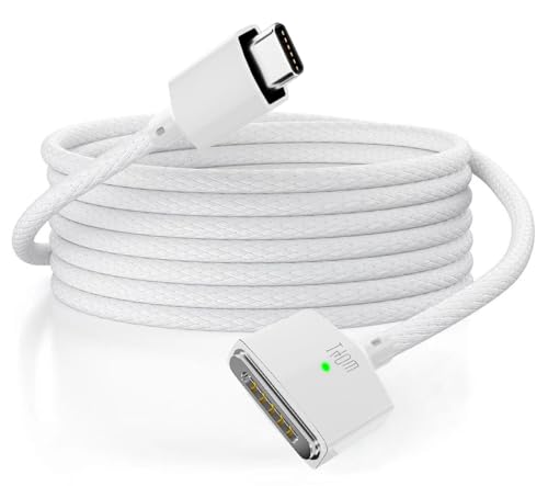 140W USB C to Magnetic 3 Charging Cable for MacBook Pro/Air (14/16/13/15-inch, 2023/2022/2024), 6.6FT – Enhanced Compatibility and Speed