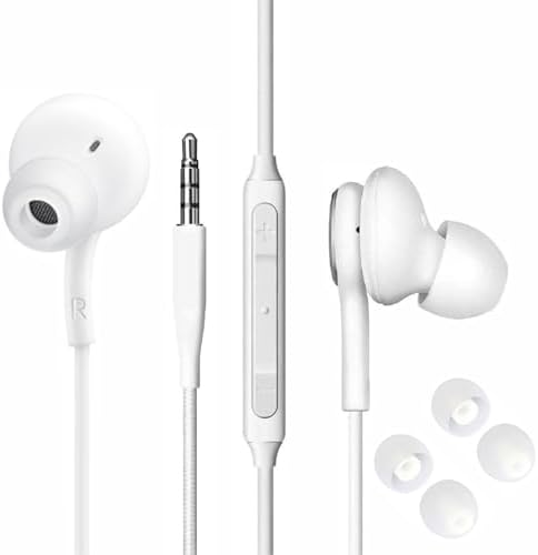 2025 Advanced In-Ear Earbuds for Samsung Galaxy Z Fold6 & S Series – Immerse in High-Fidelity Stereo Sound with Integrated Microphone & Volume Control – Rapid Type-C Connectivity for Seamless Compatibility – Stylish Black Design for Ultimate Comfort and Modern Aesthetics