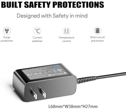KFD 12 V AC Adapter for Linksys, Asus, and Netgear Routers – High-Speed Power Supply for EA6900, EA7500, AX6000 & More – Universal Compatibility with Enhanced Protection Features – Reliable Charger for Optimal Wi-Fi Performance and Device Safety – Ideal Replacement for Multiple Models Including TP-Link Deco, Belkin, and Ample Wireless Routers – UL/CE/FCC/Ro HS Certified for Maximum Assurance – 30-Day Exchange & 36-Month Warranty for Peace of Mind – Perfect for Home & Office Network Solutions – Stay Connected with Confidence!