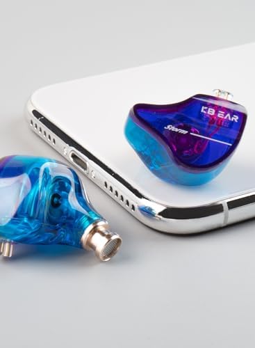 Unleash Superior Sound Quality with KBEAR Storm In-Ear Monitors – High-Fidelity 10 mm Dynamic Driver Earbuds in Stunning Purple for Musicians and Audiophiles – Ideal for Studio Use and Live Performances with Unmatched Comfort and Clarity