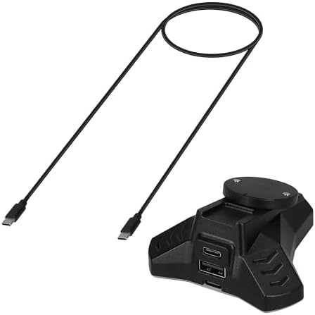 kwmobile Bluetooth Mouse Charging Station – Sleek Docking Solution for Logitech G PRO X Superlight, G Pro Wireless, G903, G703, G403 – Fast Charging & Compact Design for Gamers – Durable & Easy to Use – Elevate Your Gaming Setup Now