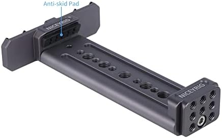 NICEYRIG Premium Aluminum Tablet Tripod Mount for i Pad Pro 12.9″, 11″, Air 10.9″, 10.5″, Mini 8.3″, and 7.9″ – Ultimate Vlogging Stand with Quick-Release Plate and Arca-Swiss Compatibility for Mobile Creators and Streamers