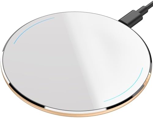 TOZO 2025 Enhanced Fast Wireless Charging Pad – 15 W Maximum Power for i Phone 16/16 Plus/16 Pro Max & Samsung Galaxy S24/S23/S22 – Sleek, Compact Design for Efficient Charging on the Go – Qi-Compatible, Safe, and Durable Solution for Tangle-Free Power