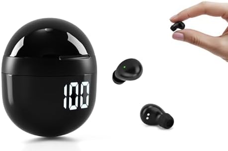 Invisible Mini Bluetooth Sleep Earbuds for Side Sleepers – Ultra-Lightweight Design with Tumbler Charging Case – Comfortable In-Ear Fit for Small Ears – Ideal for Noise Isolation and Active Lifestyles – Elevate Your Sleep and Gym Experience with Wireless Convenience and Durability