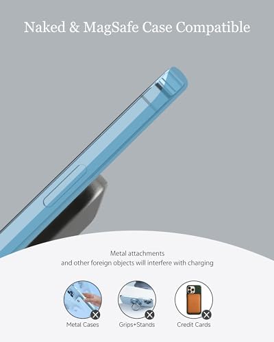 Elevate Your Charging Experience with the 15 W Fast Qi Wireless Charger Stand – Universal Compatibility for i Phone 16 Pro Max, Samsung Galaxy S26 Ultra, and More in Classic Black – Sleek Design with Ergonomic Viewing and Non-Slip Surface for Enhanced Stability and Efficiency