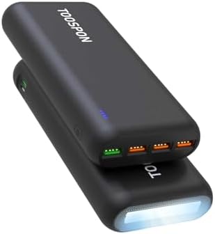 High-Capacity 50,000 m Ah Portable Power Bank – Fast Charging with QC 3.0 & PD 20 W, Dual USB-C/USB-A Outputs, LED Battery Indicator – Ultimate Multi-Device Charger for Smartphones, Tablets, Smartwatches, and Cameras – Travel Ready Power Solution