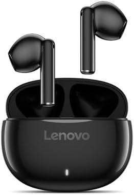Lenovo E310 True Wireless Earbuds – Cutting-Edge Bluetooth 5.3 with Advanced Environmental Noise Cancellation for Crystal Clear Audio – 20-Hour Battery Life for All-Day Use & Comfortable Ergonomic Design – Ideal for Music Enthusiasts and Professionals in Stylish White Finish