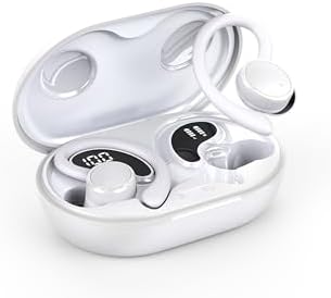 Unleash Your Athletic Potential with IP7 Waterproof Wireless Earbuds – Bluetooth 5.4 Headphones Offering 50 Hours of Immersive Deep Bass, Enhanced 4 ENC Noise Cancellation for Clear Calls, Ergonomic Earhook Design for Ultimate Comfort, and Dual LED Display for Seamless Connectivity and Performance