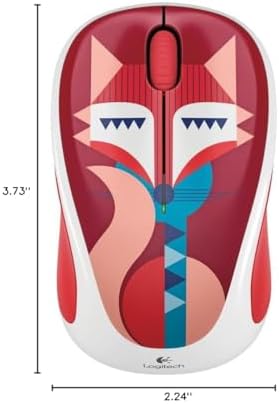 Logitech Francesca Fox Wireless Optical Mouse – Stylish Ergonomic Design for Enhanced Comfort and Versatile Compatibility in Your Workspace