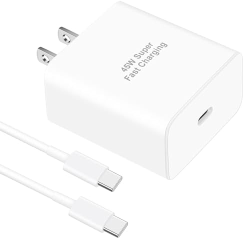 Revolutionize Your Charging Experience with the 45 W USB C Pixel Charger – Ultra-Fast Wall Adapter with 6 FT Type C Cable for Google Pixel, i Phone 16/15 Pro, Galaxy S25/S24, and More – Enhanced Compatibility, Safety Features, and Portability for On-the-Go Power!